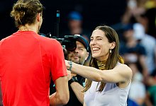 Alexander Zverev und Andrea Petkovic - Frank Molter/dpa
