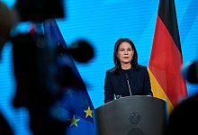 Statement Baerbock zum Eklat im Oval Office - Michael Ukas/dpa