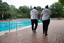 Sicherheitsdienst - Paul Zinken/dpa