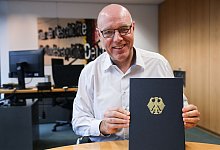 Haus der Geschichte sammelt Ampel-Utensilien - Oliver Berg/dpa