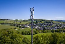 deutsche-funkturm-schleuderbetonmast-mobilfunkversorgung - Deutsche Telekom AG/Norbert Ittermann
