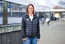 Vizepräsidentin Deutscher Fußball-Bund Sinning - Uwe Anspach/dpa