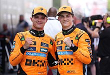 Lando Norris und Oscar Piastri - Bradley Collyer/PA Wire/dpa