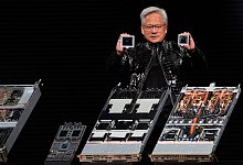 Nvidia-Gr&uuml;nder und -CEO Jensen Huang - John Locher/AP/dpa