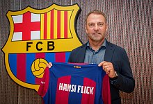 Hansi Flick - ---/FC Barcelona/dpa