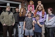 Großfamilie Hofstee - David-Wolfgang Ebener/dpa