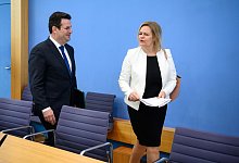 Faeser und Heil - Bernd von Jutrczenka/dpa