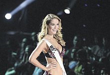 In Bademode: Die 30-j&auml;hrige Olivia Jordan Thomas gewann die Miss-Wahl vor drei Jahren in den USA. - dpa