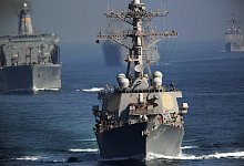 US-Milit&auml;r im persischen Golf - Foto: Jon Gambrell/AP/Archiv