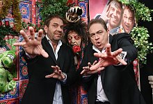 Fernsehmoderatoren Oliver Kalkofe und Peter Rütten - Jens Kalaene/dpa