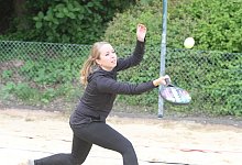 Den Ball im Blick: Isabel L&uuml;tkemeier vom TC BW. - Sebastian Lucas