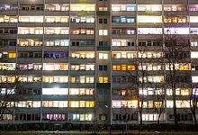 Wohnhochh&auml;user in Berlin - Foto: Christophe Gateau/dpa