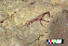 H&ouml;hlenwand - Foto: Ratno Sardi/Griffith University/dpa