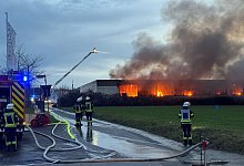 Brand in Metallbetrieb in Bielefeld - Christian Müller/dpa