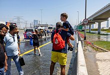 &Uuml;berschwemmungen in Dubai - Christopher Pike/AP/dpa