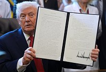 US-Pr&auml;sident Trump - Evan Vucci/AP/dpa