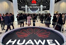 Huawei-Logo - Wolf von Dewitz/dpa
