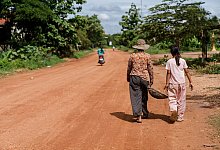 Von Klima-Migration betroffene Kinder - World Vision/dpa