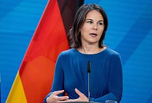 Au&szlig;enministerin Annalena Baerbock - Fabian Sommer/dpa