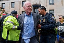 Ben Cohen bei Protestaktion - Jacquelyn Martin/AP/dpa