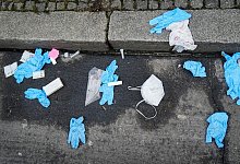 Mehr M&uuml;ll durch Corona-Pandemie - Foto: Kay Nietfeld/dpa