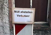 M&uuml;ll abstellen verboten - Bernhard Preuss