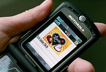 MMS-Nachricht - Boris Roessler/dpa