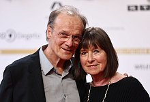 Edgar Selge mit seiner Frau Franziska Walser - Christoph Soeder/dpa