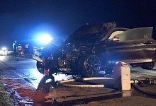 Wildunfall auf der A2 - Justin Brosch/dpa