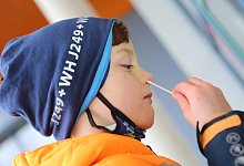 Sch&uuml;ler testet sich selbst - picture alliance/dpa/dpa-Zentralbild | Matthias Bein