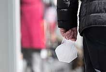 Maskenpflicht - Foto: Sebastian Kahnert/dpa