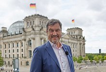 ARD-Sommerinterview mit CSU-Chef Markus Söder - Joerg Carstensen/dpa