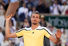 Alexander Zverev - Christophe Ena/AP/dpa