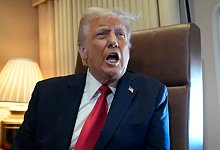 Trump proklamiert den Golf-von-Amerika-Tag - Ben Curtis/AP/dpa