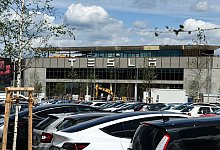 Tesla Gigafactory - Jens Kalaene/dpa