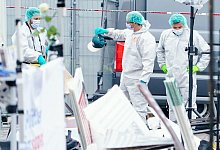 Spurensicherung - Uwe Anspach/dpa