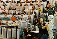 Vorlesung in Anatomie - Foto: Waltraud Grubitzsch/dpa-Zentralbild/dpa