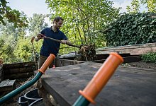 Komposthaufen im Garten - Christin Klose/dpa-tmn/dpa