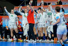 Viertelfinal-Einzug gesichert - Foto: Marco Wolf/wolf-sportfoto/dpa