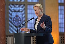 Franziska Giffey (SPD) - Foto: J&ouml;rg Carstensen/dpa