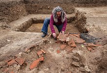 Grabung im römischen Legionslager Vetera Castra - Oliver Berg/dpa