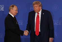 Treffen von Trump und Putin - Jae C. Hong/AP/dpa