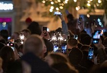 Silvester - Peter Kneffel/dpa