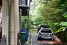 Die vier Bewohnern des Obergeschosses hatten zunächst keine Fluchtmöglichkeit. - Ralph Meyer