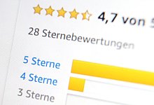 Kundenbewertungen im Netz - Foto: Karl-Josef Hildenbrand/dpa-tmn
