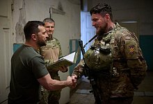 Ukraine-Krieg - Soledar - Uncredited/Ukrainian Presidential Press Office/AP/dpa