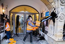 Protestaktion - Christoph Soeder/dpa