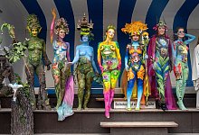 &laquo;Bodypainting Festival&raquo; - Stefan Sauer/dpa