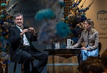 Influencerin Hummels trifft Markus Söder - Peter Kneffel/dpa