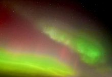 Polarlichter &uuml;ber Sachsen-Anhalt - Thomas Schulz/dpa